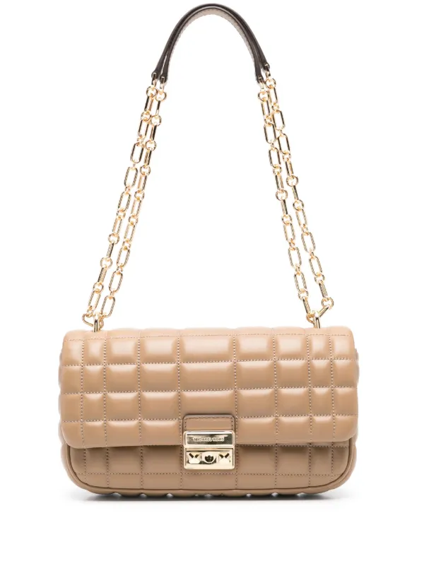 Michael Michael Kors Large Tribeca Shoulder Bag | Neutrals | FARFETCH