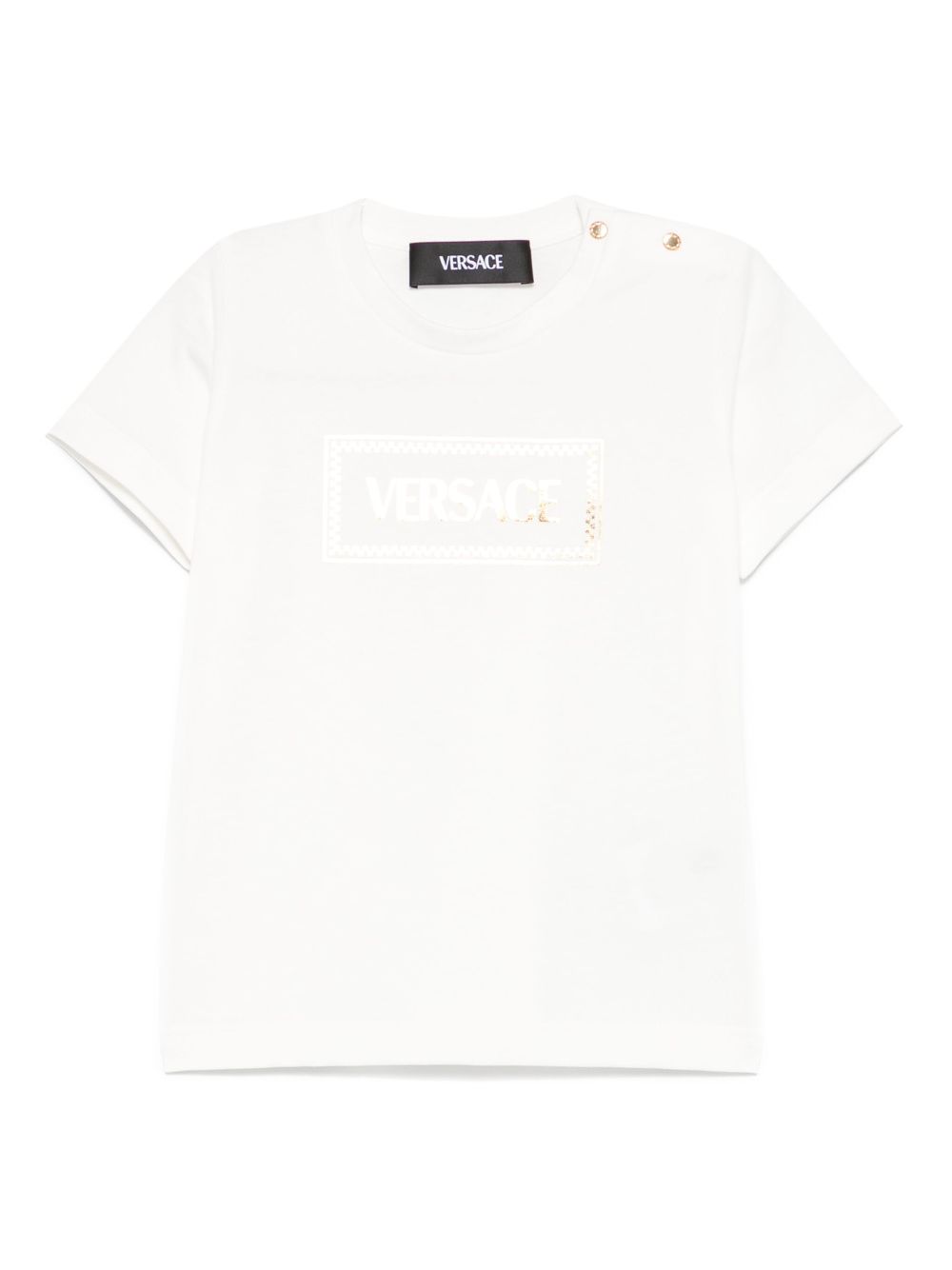 Versace Kids '90s Vintage logo-print T-shirt - White