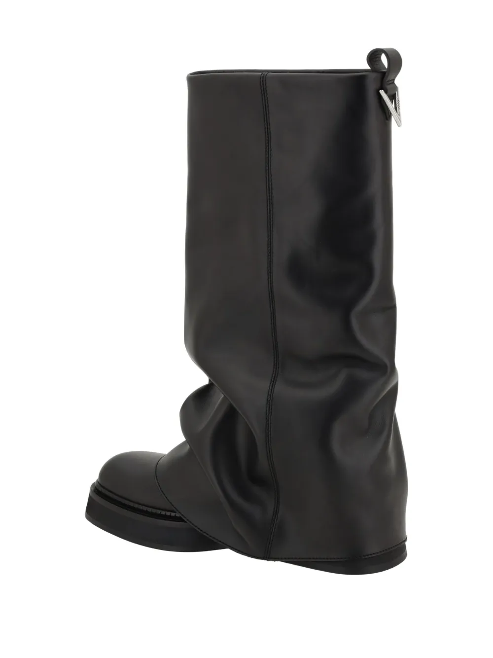 Shop Attico Robin Knee-high Boots In Black