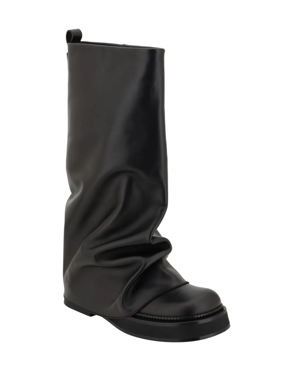Shop Attico Robin Knee-high Boots In Black