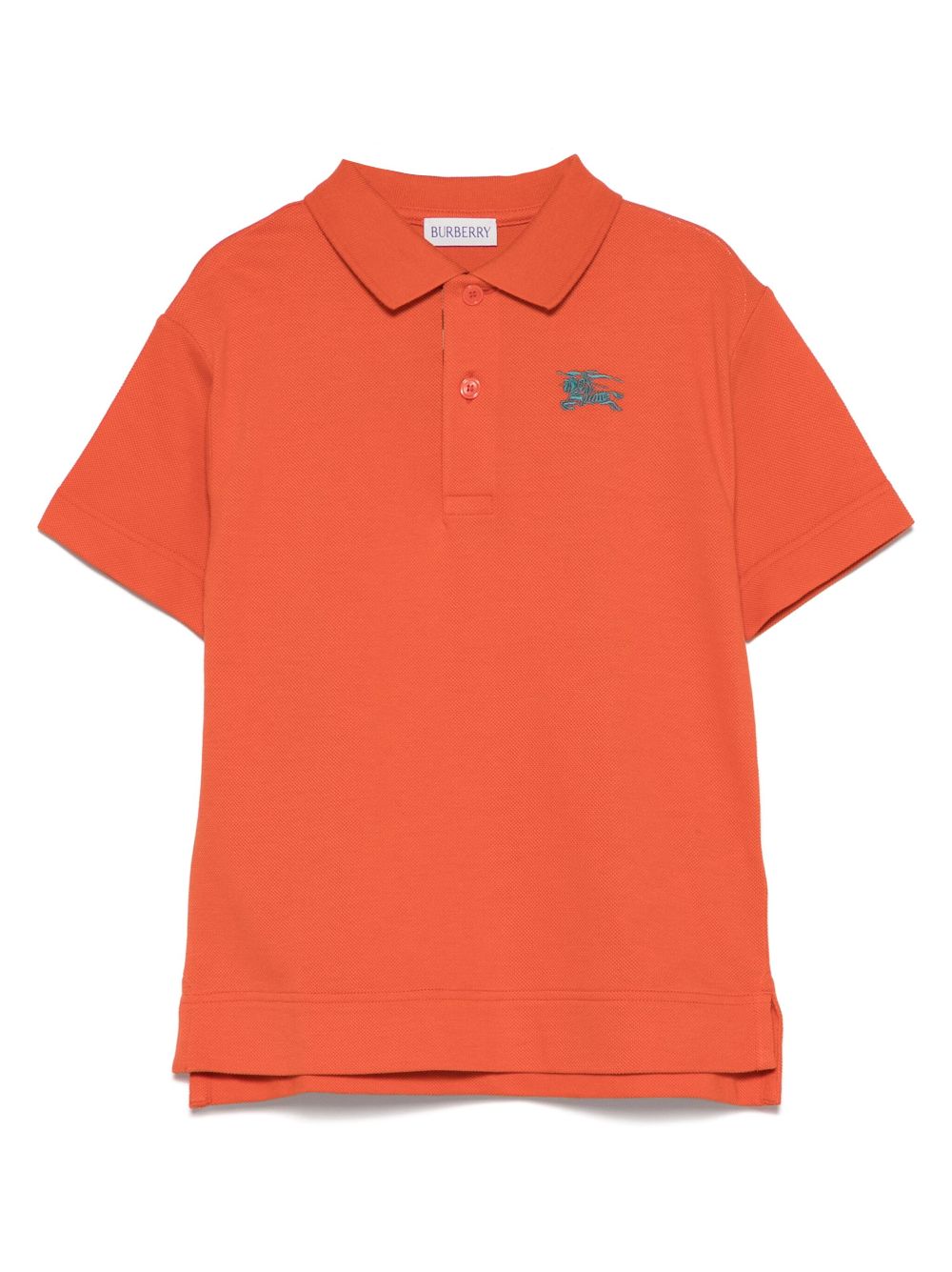 Burberry Kids Katoenen poloshirt Oranje