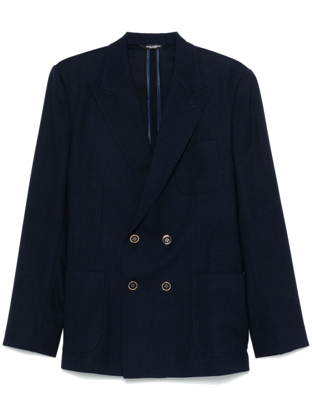 Dolce & Gabbana virgin wool blazer - Blue