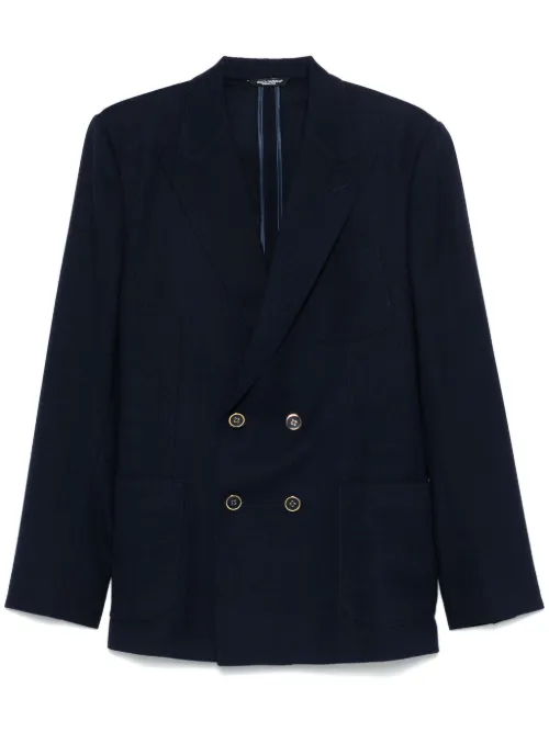 Blazer en laine vierge - Dolce & Gabbana - Modalova