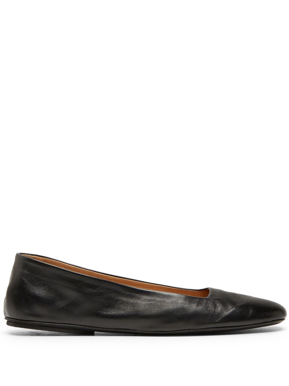 Marsèll leather ballet flats Black