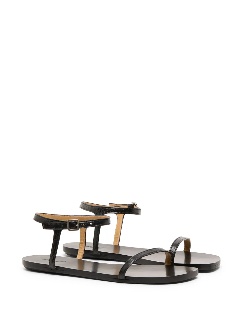 Marsèll leather sandals Black