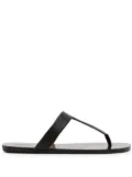 Marsèll leather flip flops - Black