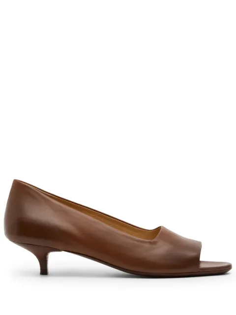 Marsèll burnished-finish pumps