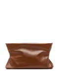 Marsèll gathered clutch bag - Brown