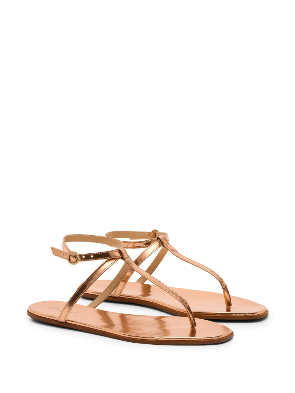 Marsèll patent-leather sandals Gold