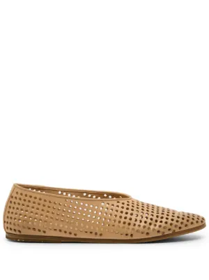 Ferragamo Vara デニム フラットシューズ | ブルー | FARFETCH JP