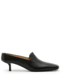 Marsèll brushed-leather mules - Black