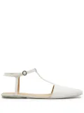 Marsèll leather ballet flats - White