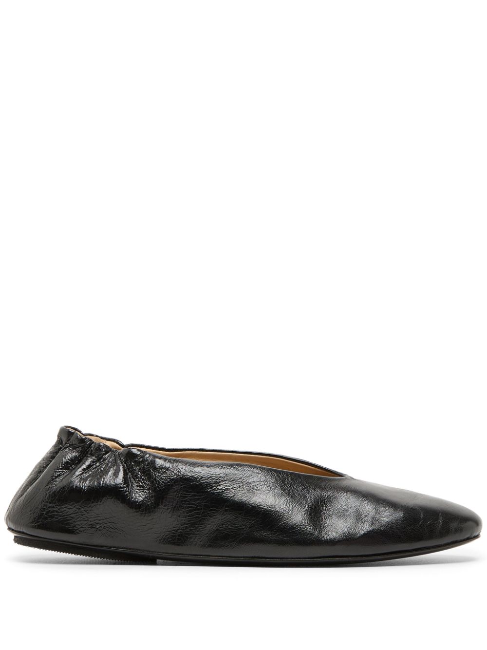 Marsèll leather ballet flats Black