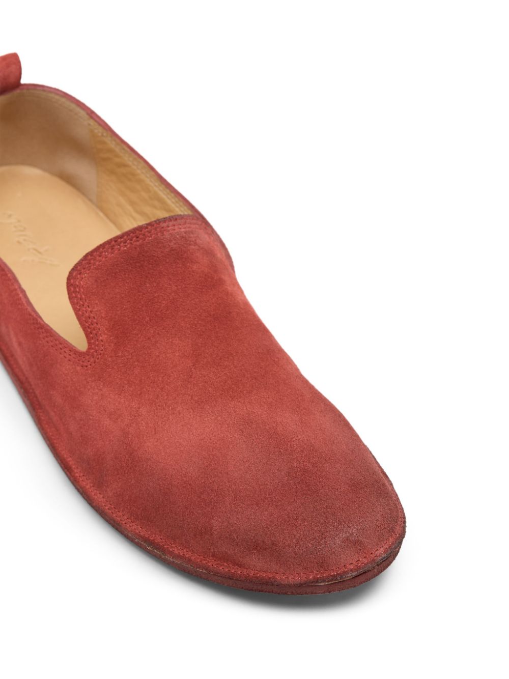 Marsèll suede loafers Red