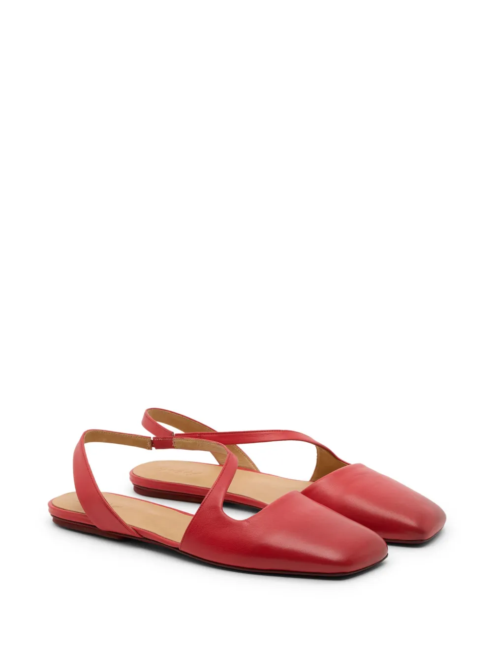 Marsèll Ballerina's met bandjes - Rood