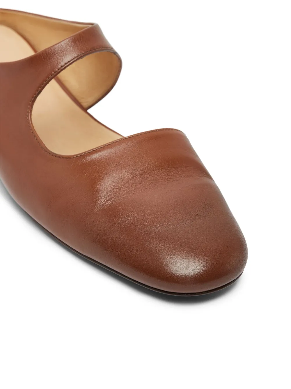 Marsèll Leren slippers Bruin