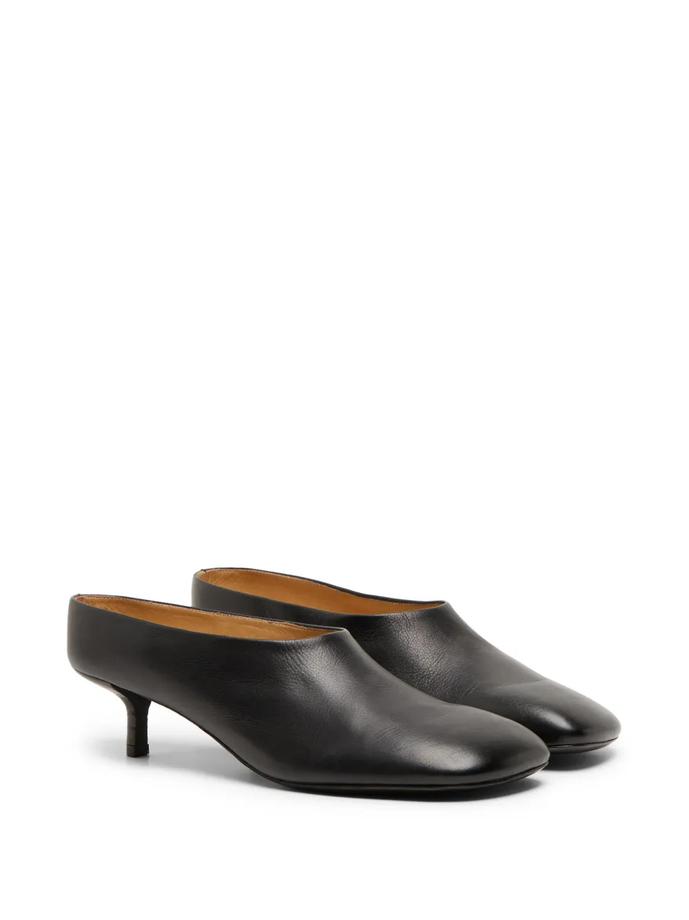 Marsèll leather mules Black