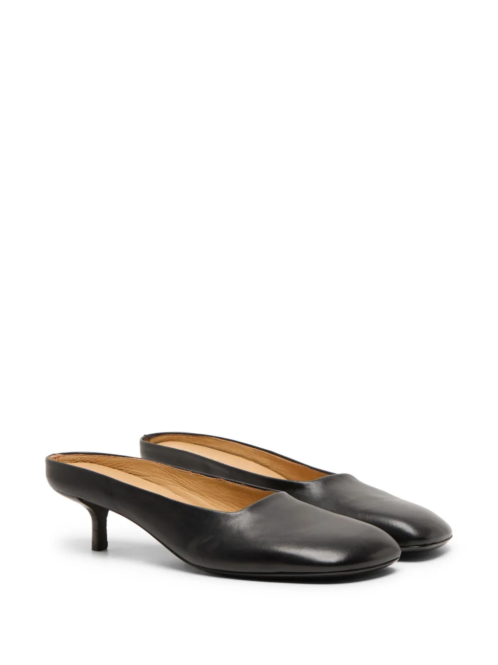 Marsèll leather mules Black