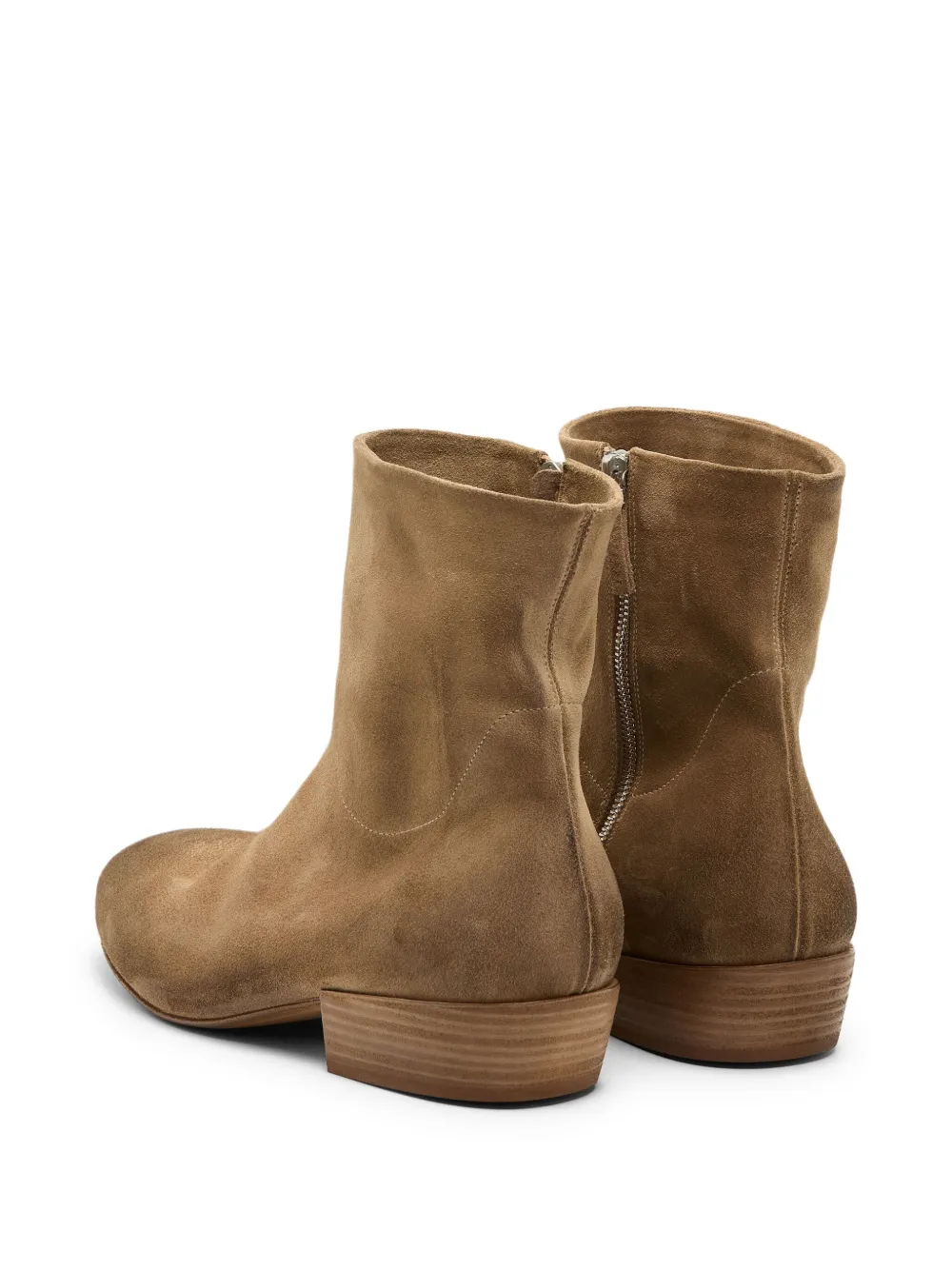 Marsèll Suède enkellaarzen Beige