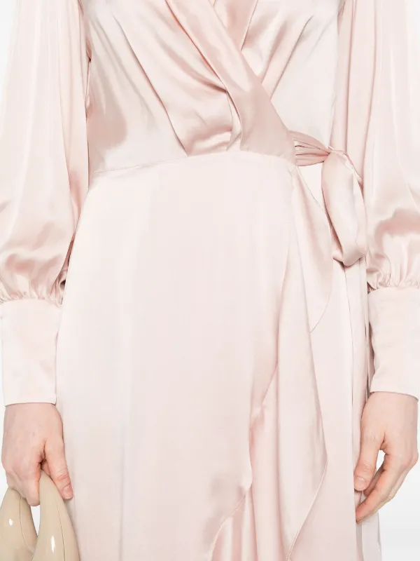 strapless open back dress Zimmermann Laurel Frill Midi Dress – hireempireaustralia.com main image 1
