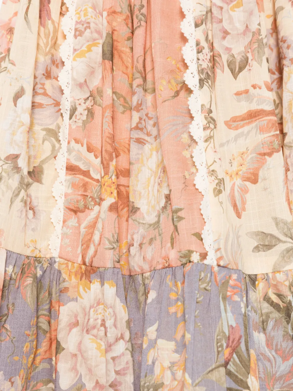 ZIMMERMANN Kids Tallow jurk Beige