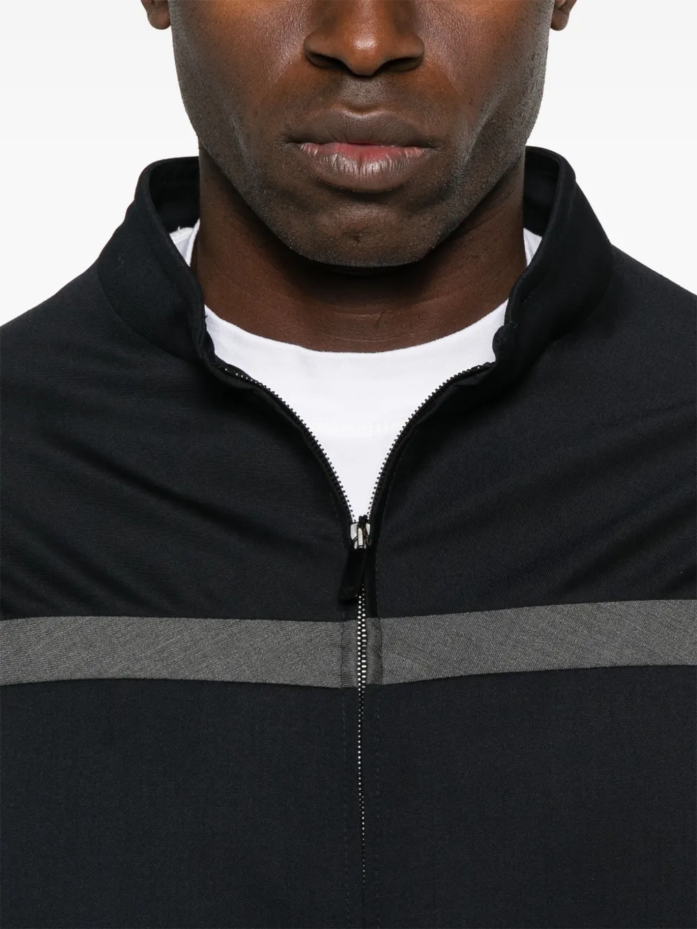 Emporio Armani Jack van scheerwol Blauw