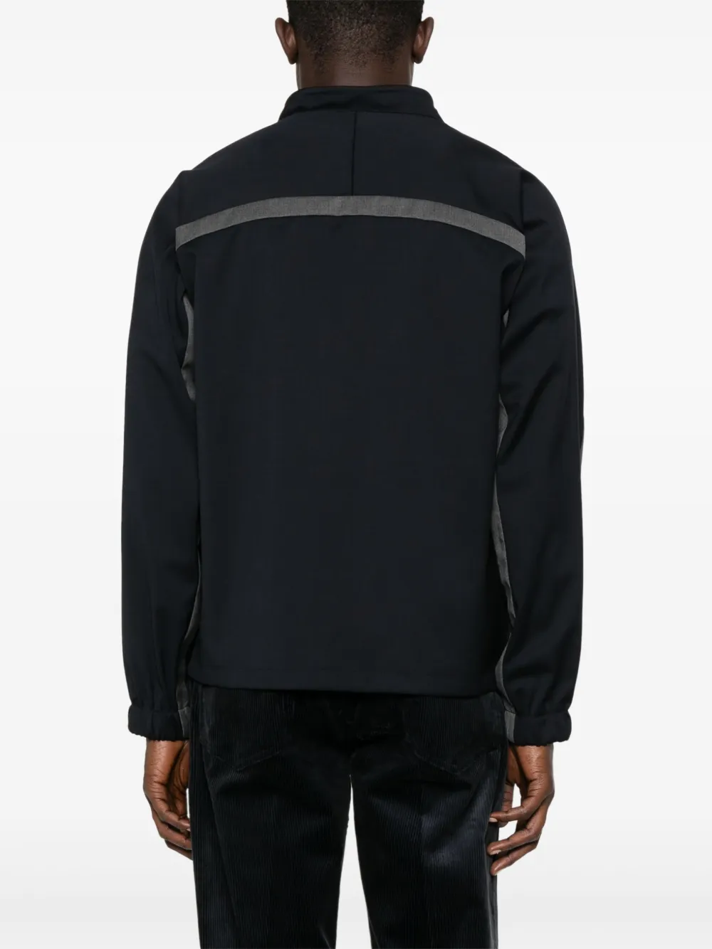 Emporio Armani Jack van scheerwol Blauw