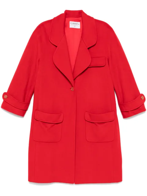 CHANEL Pre-Owned 1980s cashmere coat