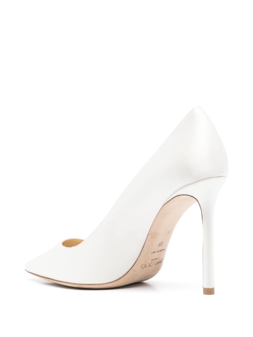 Jimmy Choo Pre-Owned 100 mm Romy pumps Beige