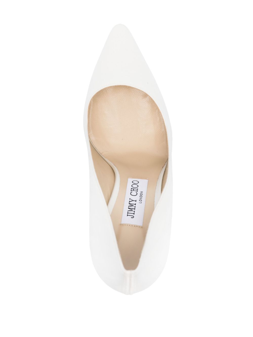 Jimmy Choo Pre-Owned 100 mm Romy pumps Beige