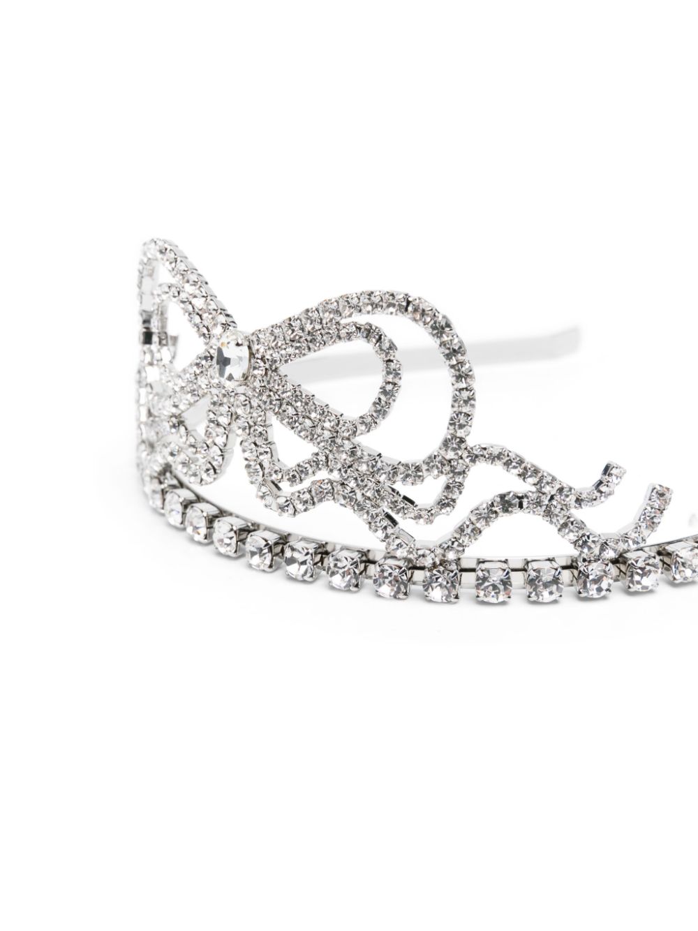 Blumarine Tiara met strikdetail - Zilver