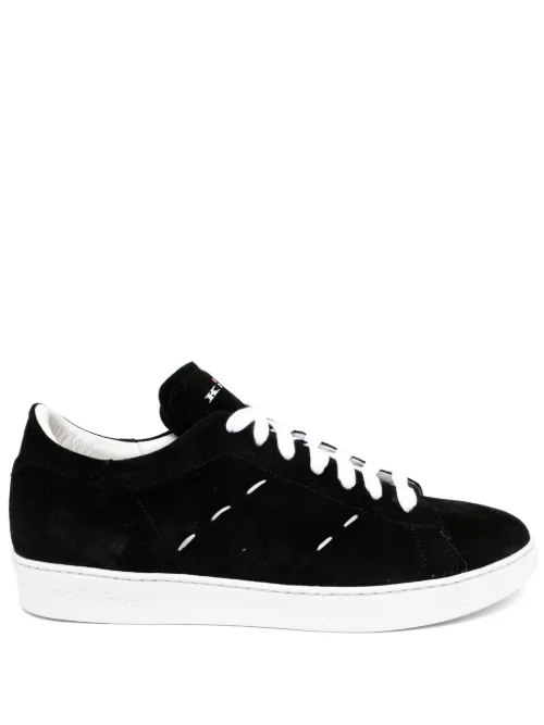 Baskets en cuir à coutures contrastantes - Kiton - Modalova