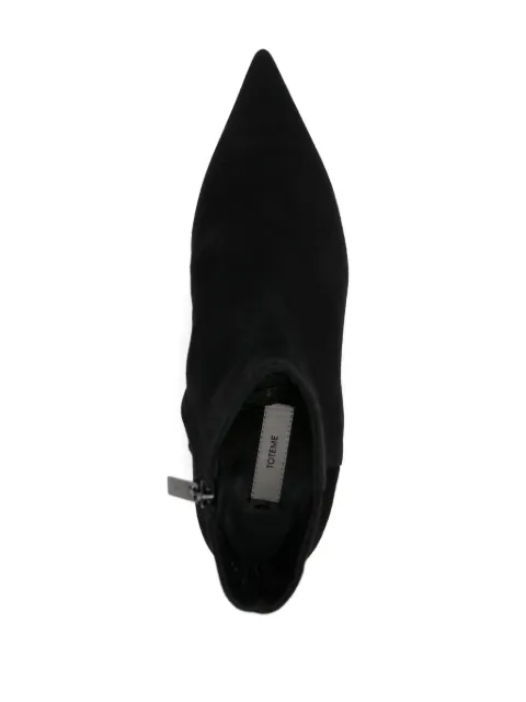 TOTEME 50mm suede boots 251WAS0171LE0012 - 3