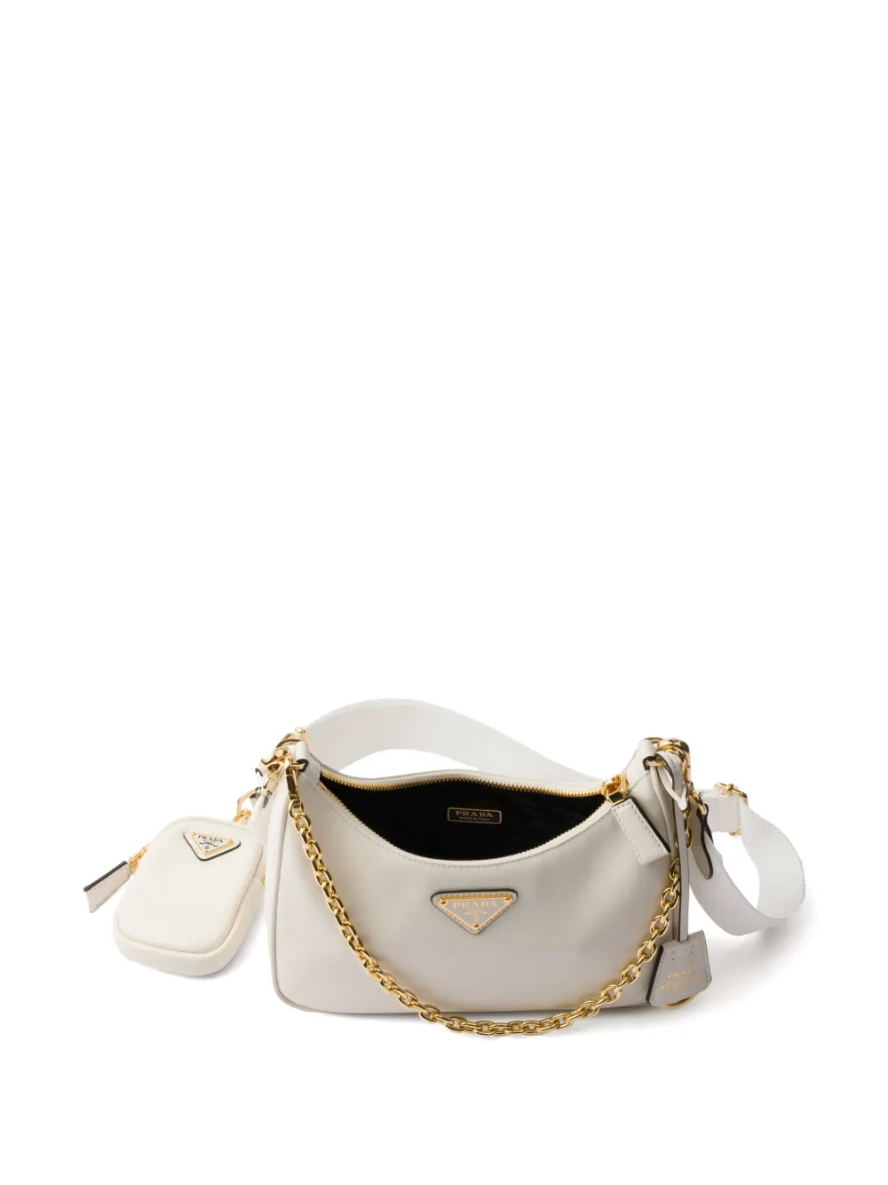 Prada Re-edition 2005 Shoulder Bag In Neutrals