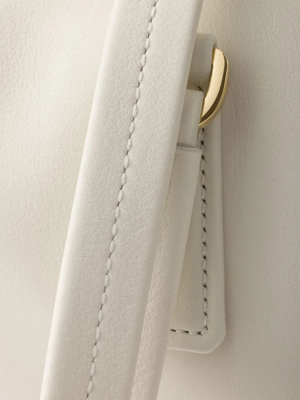 Prada Medium leren shopper Wit