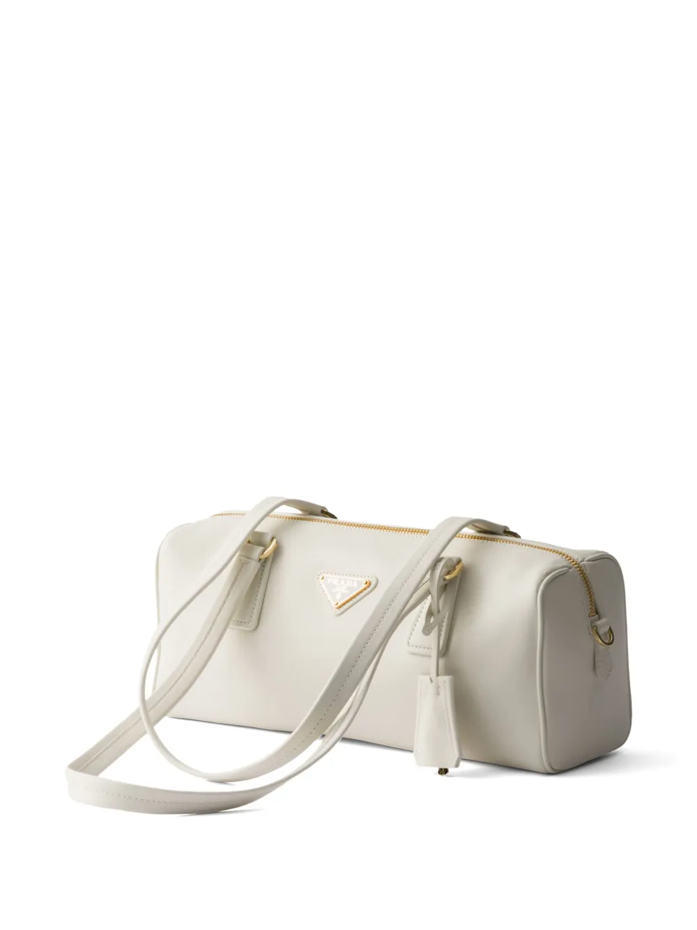 Prada Medium leren shopper Wit