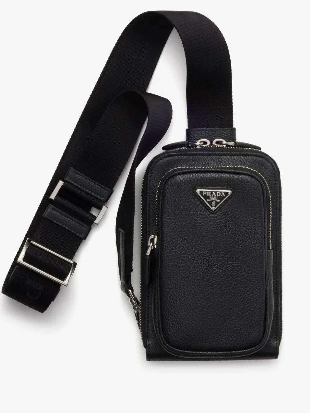 Prada leather phone case | Black | Image 1