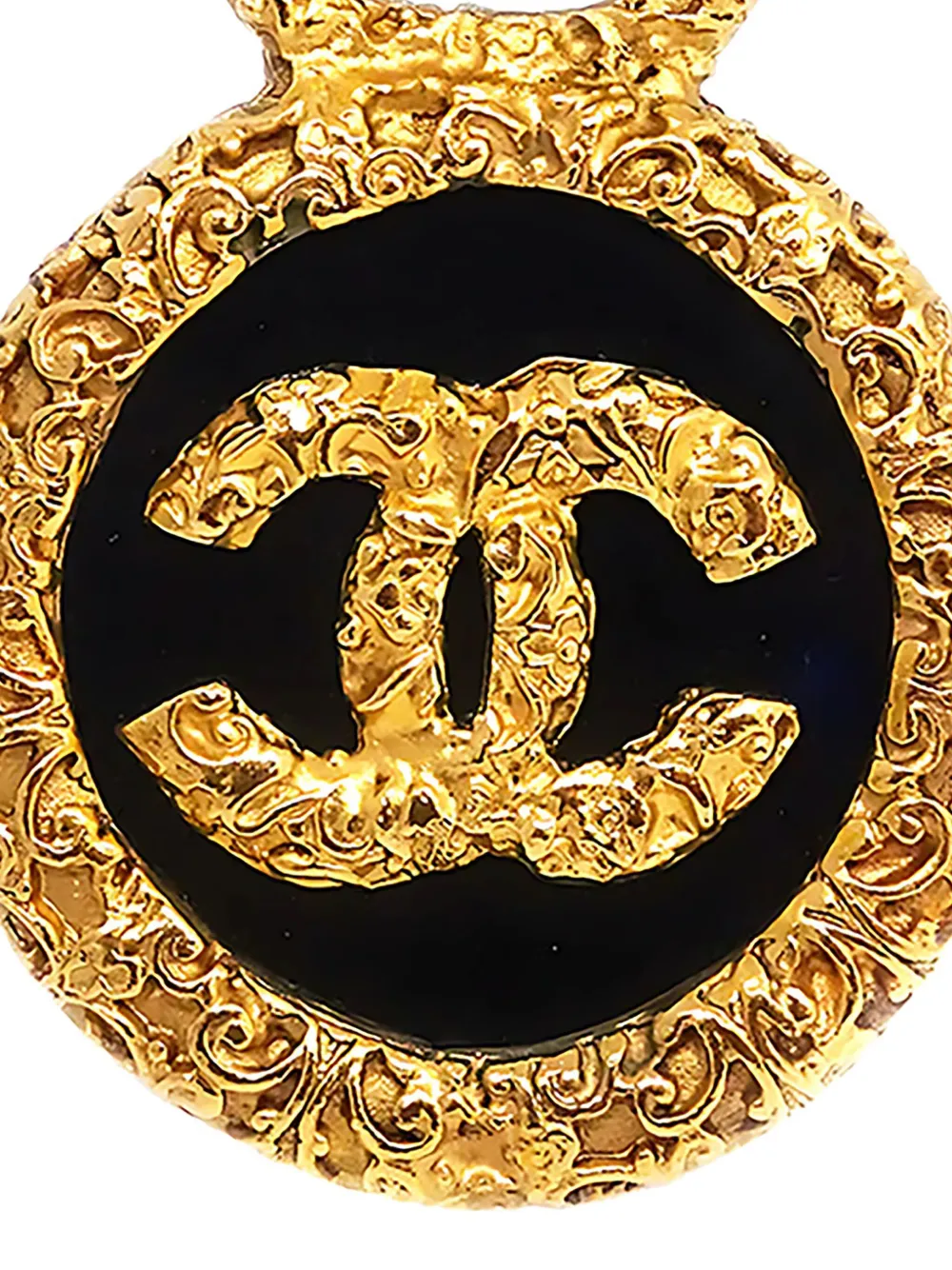 CHANEL Pre-Owned 1988 CC oorbellen - Goud