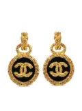 CHANEL Pre-Owned 1988 CC earrings - Gold