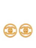 CHANEL Pre-Owned 1997 Interlocking CC earrings - Gold