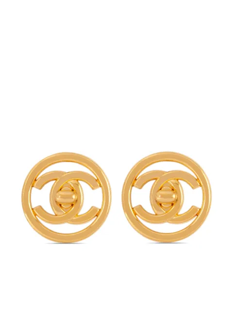 CHANEL Pre-Owned 1997 Interlocking CC earrings