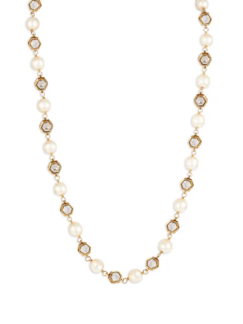CHANEL Pre-Owned 1980s faux-pearl necklace
