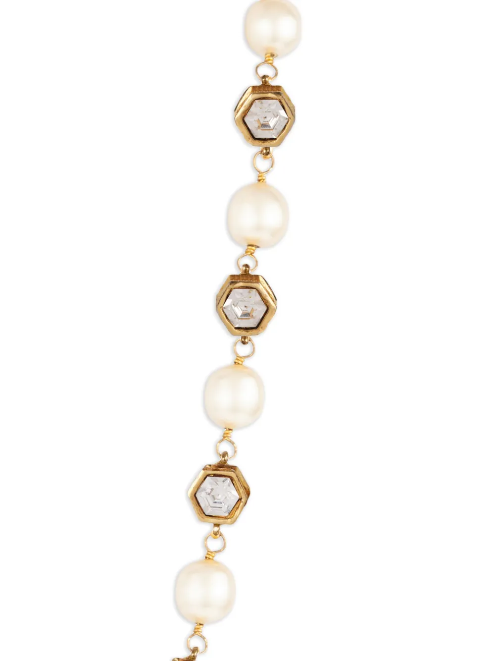 CHANEL Pre-Owned collar con perlas artificiales 1980 | Image 2