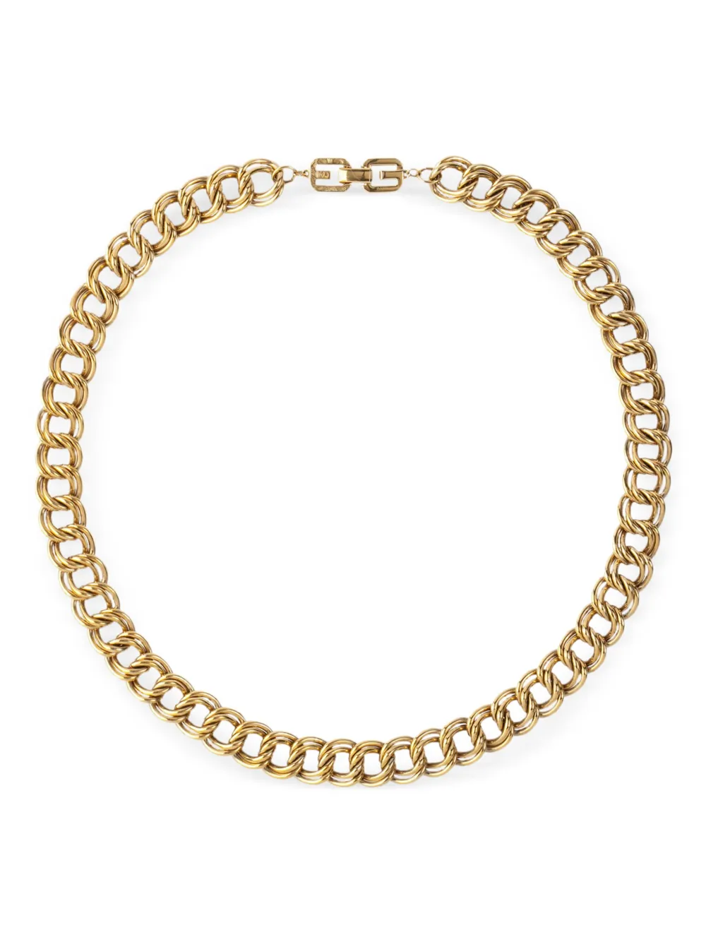Givenchy Pre-Owned 1980s double chain-link necklace | Gold | Image 1