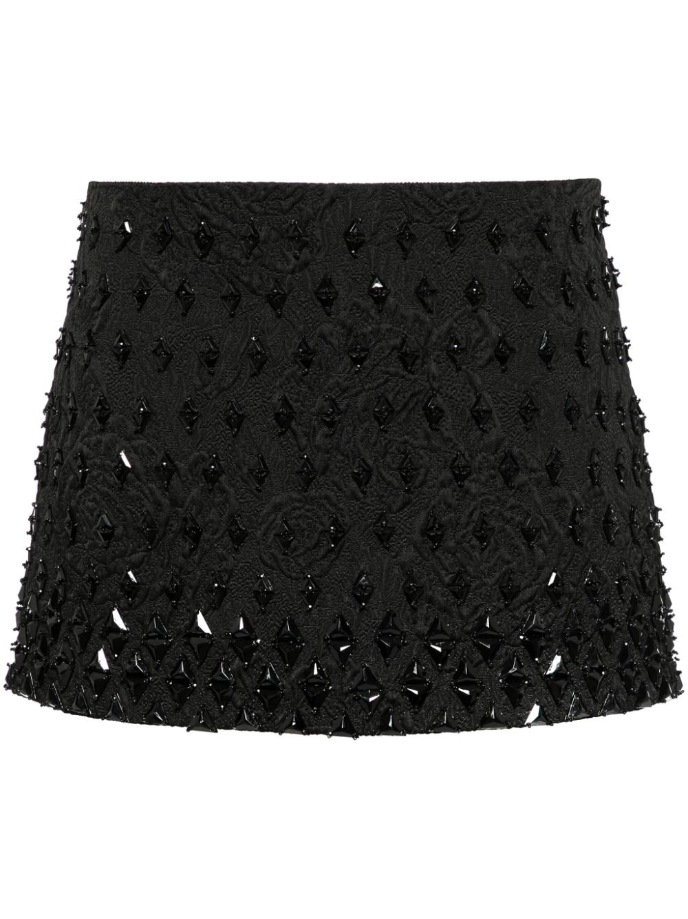 jaquard mini skirt