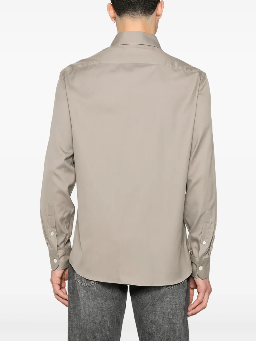 Brunello Cucinelli Katoenen overhemd Beige