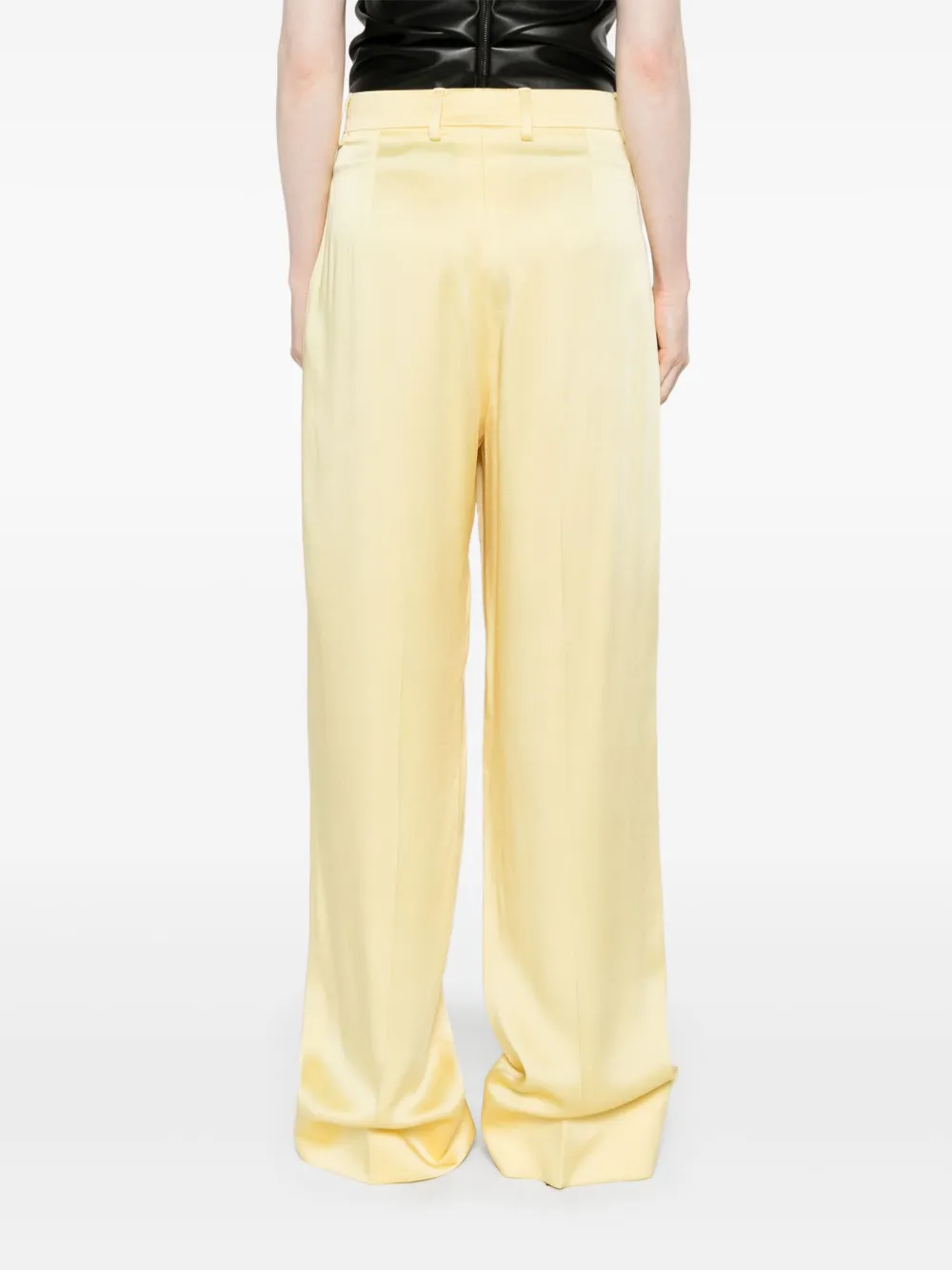 Stella McCartney Straight broek Geel