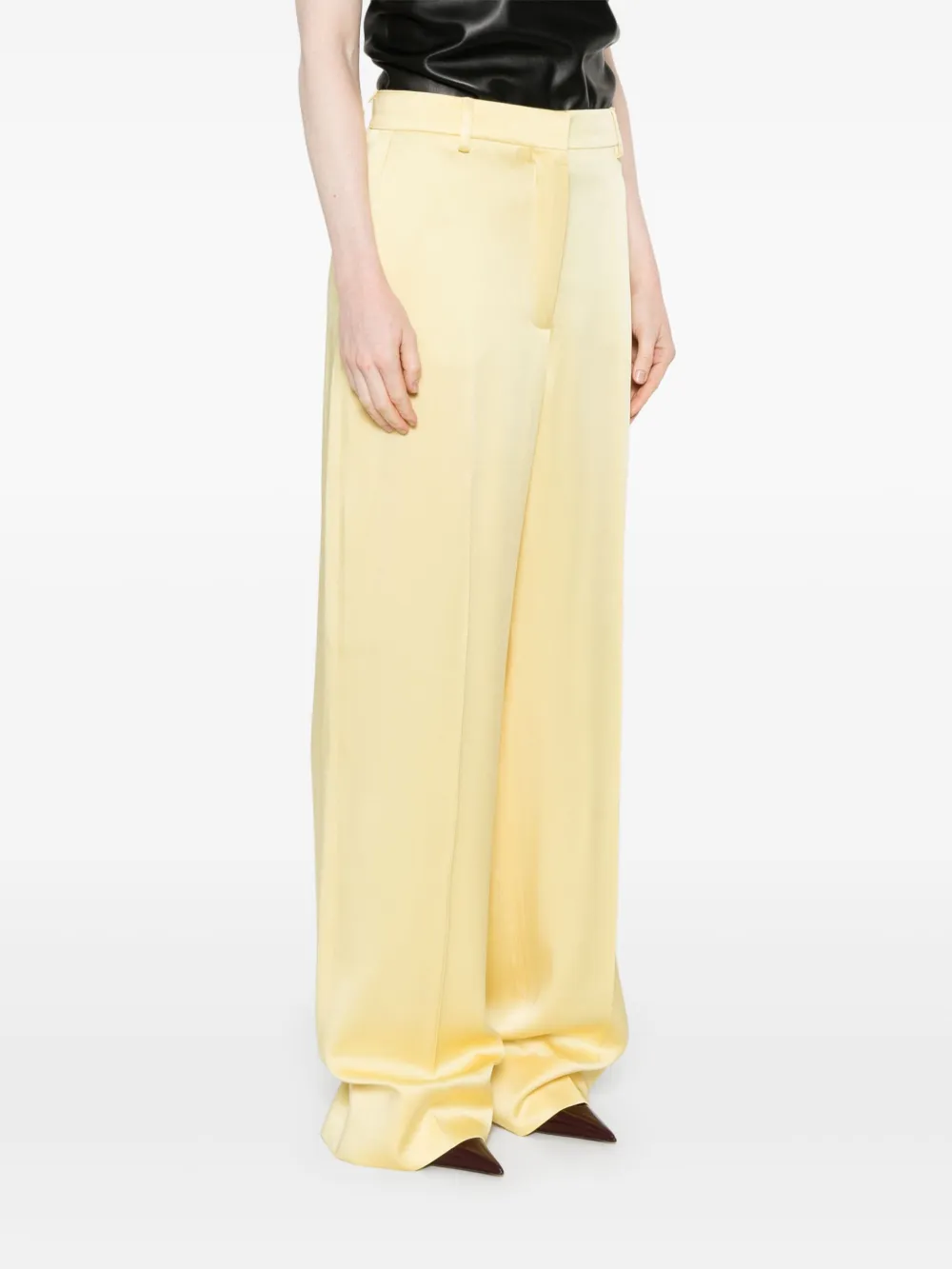 Stella McCartney Straight broek Geel