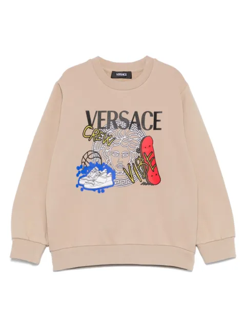 Versace Kids Sweater met grafische print