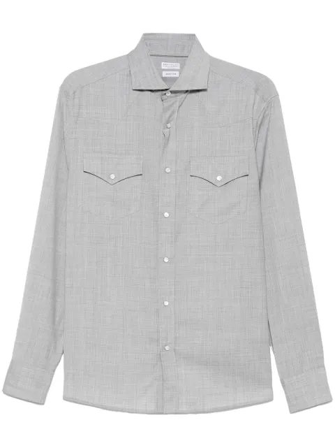 Brunello Cucinelli wool shirt